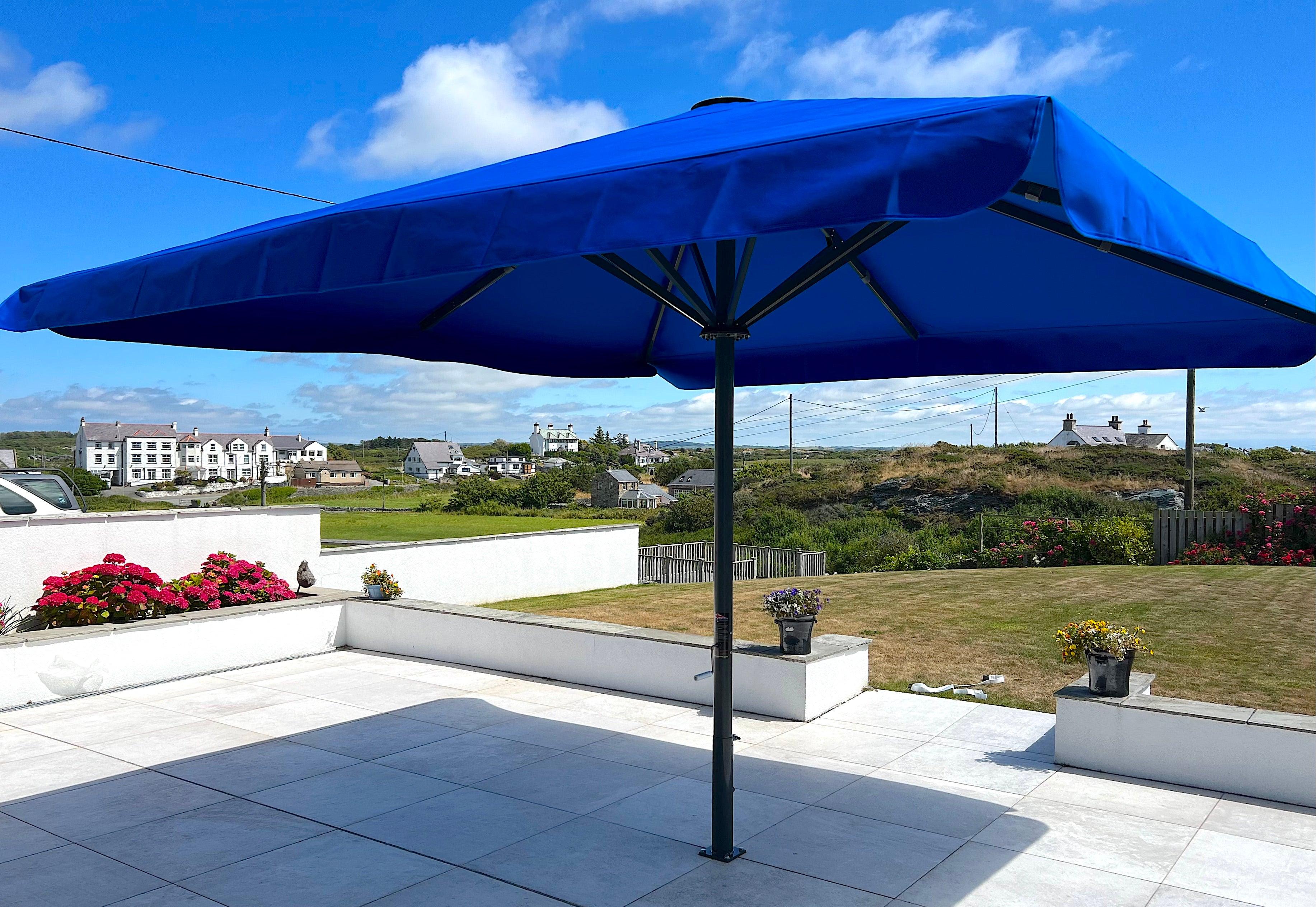 Square umbrella 4.0 x 4.0 m - Outside Structures