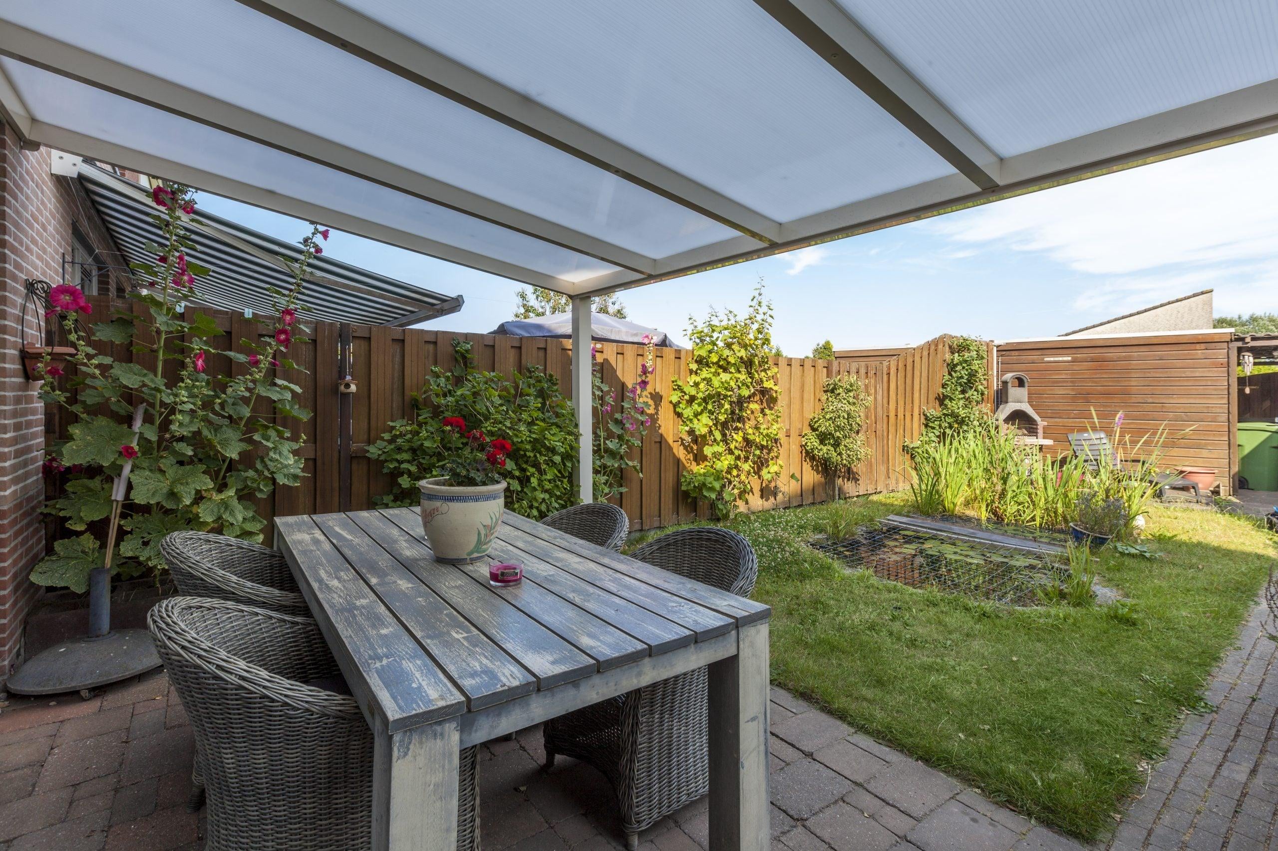 Bosco Canopy (5 x 2.5 m) in cream - Outside Structures