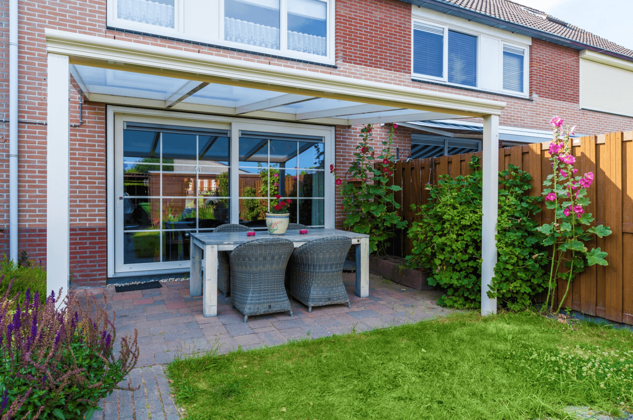 Bosco Canopy (5 x 2.5 m) in cream - Outside Structures
