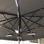 Square umbrella 4.3 x 4.3 m - Outside Structures